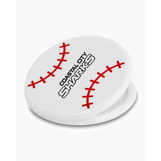 Baseball Magnetic Memo Clip — view 3