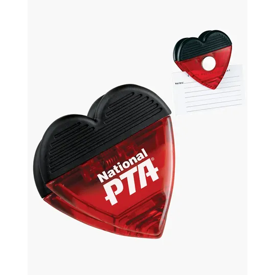 Heart Magnetic Memo Clip — view 2