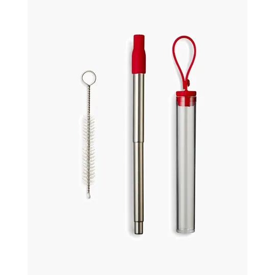Telescopic Reusable Drinking Straw Kit — view 7