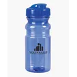 USA Made 20 oz. Translucent Sport Water Bottle With Snap Cap — view 2