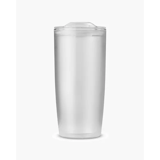 USA Made 22 oz. Frosted Double-Wall Insulated Tumbler — view 4