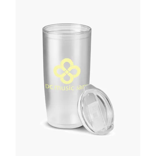 USA Made 22 oz. Frosted Double-Wall Insulated Tumbler — view 8