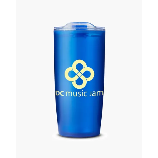 USA Made 22 oz. Frosted Double-Wall Insulated Tumbler — view 10