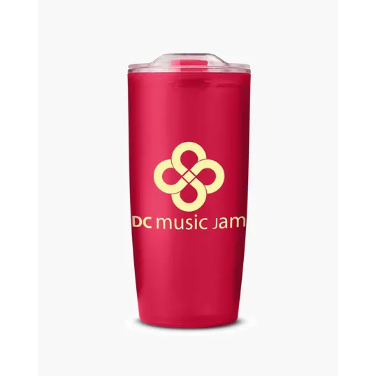 USA Made 22 oz. Frosted Double-Wall Insulated Tumbler — view 12