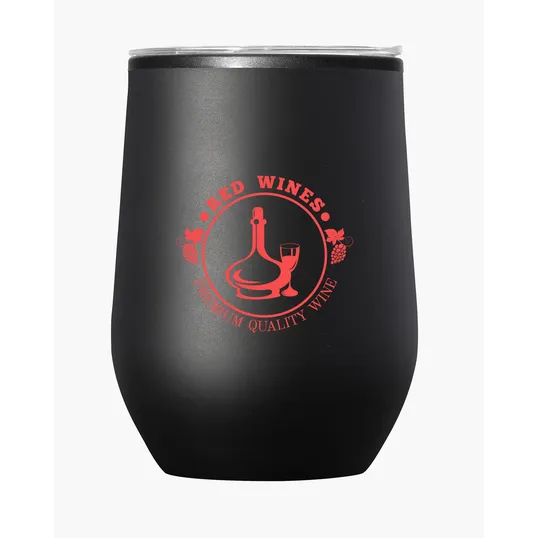 12 oz. Stemless Wine Tumbler With Lid — view 5