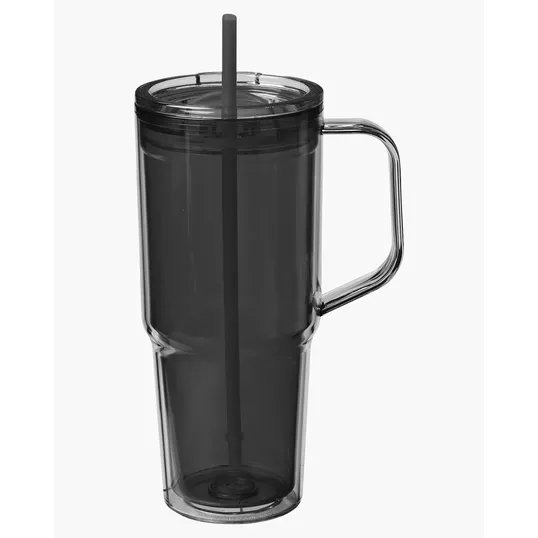 Hampton 32 oz. Recycled AS Double Wall Tumbler With Handle — view 2