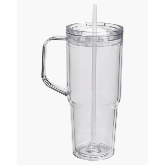 Hampton 32 oz. Recycled AS Double Wall Tumbler With Handle — view 5