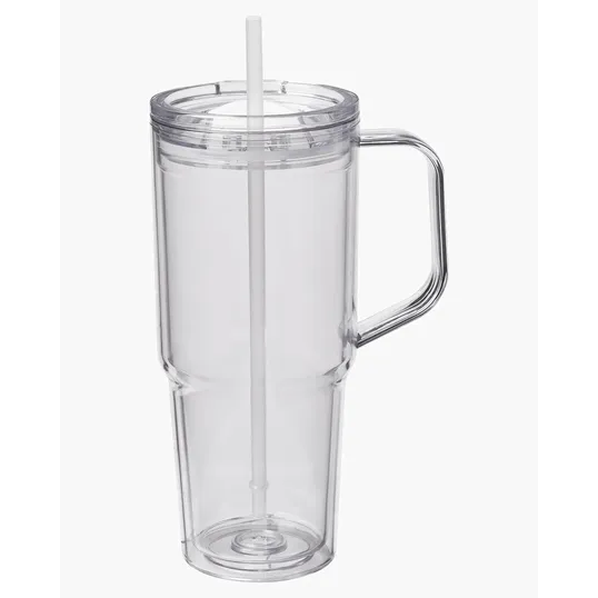 Hampton 32 oz. Recycled AS Double Wall Tumbler With Handle — view 6