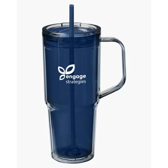 Hampton 32 oz. Recycled AS Double Wall Tumbler With Handle — view 15