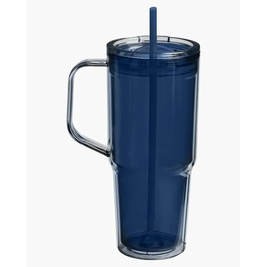 Hampton 32 oz. Recycled AS Double Wall Tumbler With Handle — view 7