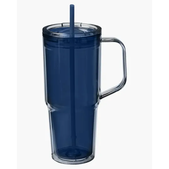 Hampton 32 oz. Recycled AS Double Wall Tumbler With Handle — view 8