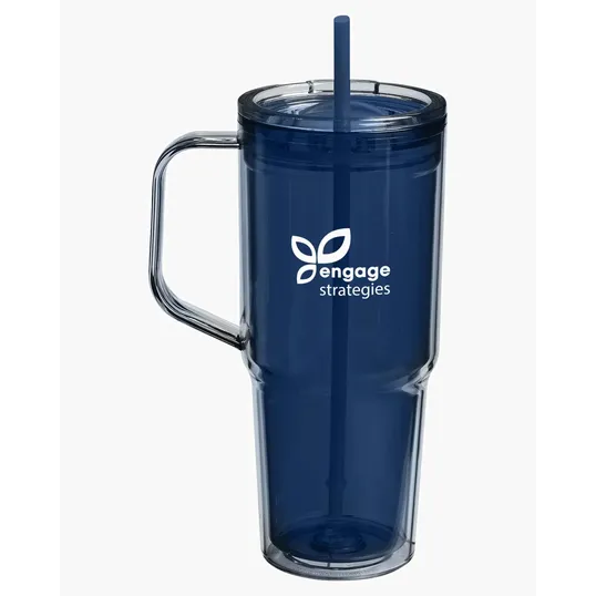 Hampton 32 oz. Recycled AS Double Wall Tumbler With Handle — view 16