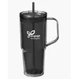 Hampton 32 oz. Recycled AS Double Wall Tumbler With Handle — view 10