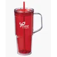 Hampton 32 oz. Recycled AS Double Wall Tumbler With Handle — view 12