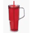 Hampton 32 oz. Recycled AS Double Wall Tumbler With Handle — view 4
