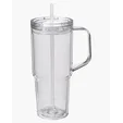 Hampton 32 oz. Recycled AS Double Wall Tumbler With Handle — view 6