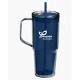 Hampton 32 oz. Recycled AS Double Wall Tumbler With Handle — view 16