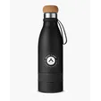 Prime Line. 19 oz. Double Wall Vacuum Insulated Bottle With Cork Lid — view 4
