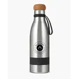 Prime Line. 19 oz. Double Wall Vacuum Insulated Bottle With Cork Lid — view 6