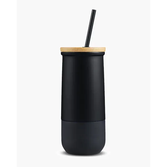 20 oz. Vacuum Insulated Tumbler With Straw — view 6