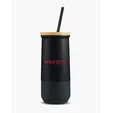 20 oz. Vacuum Insulated Tumbler With Straw — view 3