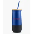 20 oz. Vacuum Insulated Tumbler With Straw — view 4