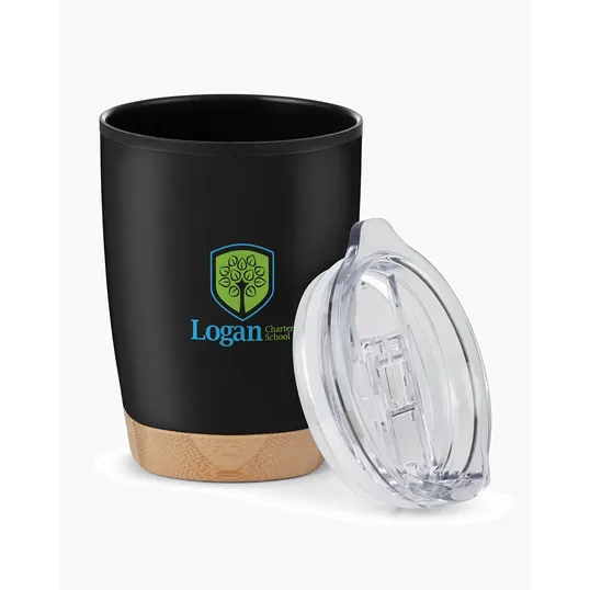 12 oz. Stainless Steel Tumbler With Bamboo Base — view 7