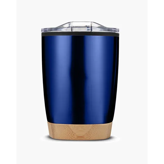 12 oz. Stainless Steel Tumbler With Bamboo Base — view 2