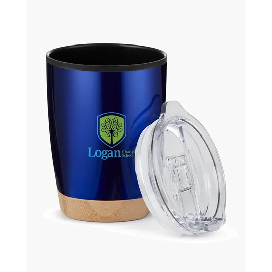 12 oz. Stainless Steel Tumbler With Bamboo Base — view 10