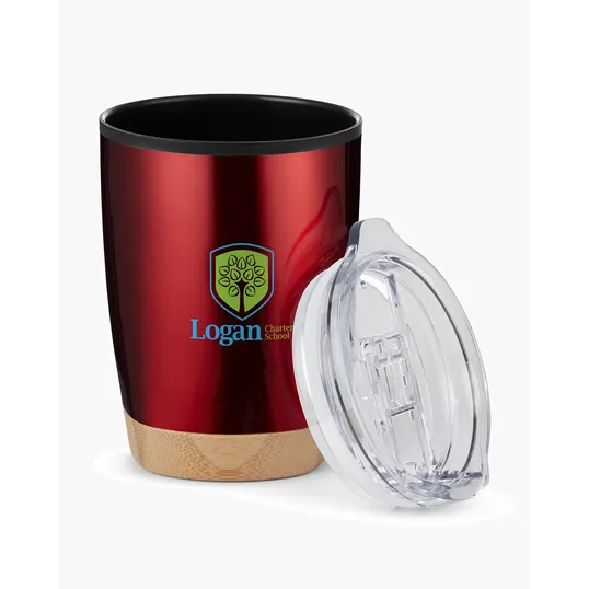 12 oz. Stainless Steel Tumbler With Bamboo Base — view 13