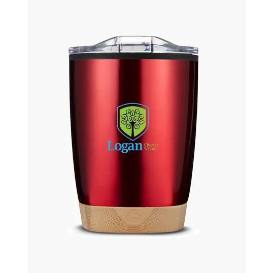 12 oz. Stainless Steel Tumbler With Bamboo Base — view 14