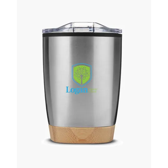 12 oz. Stainless Steel Tumbler With Bamboo Base — view 17