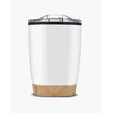 12 oz. Stainless Steel Tumbler With Bamboo Base — view 5