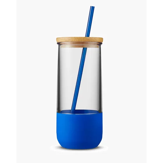 20 oz. Straw Tumbler With Silicone Grip — view 2