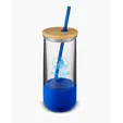 20 oz. Straw Tumbler With Silicone Grip — view 4
