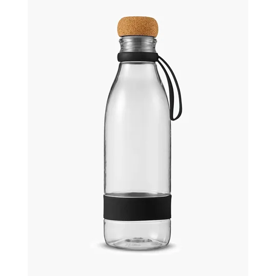 22 oz. Plastic Water Bottle with Cork Lid