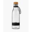 22 oz. Plastic Water Bottle with Cork Lid