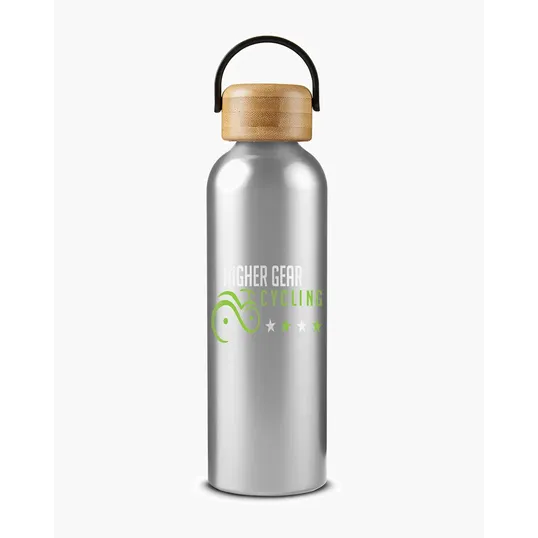 Aluminum Water Bottle with Bamboo Lid — view 15