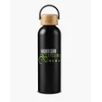Aluminum Water Bottle with Bamboo Lid — view 6