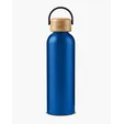 Aluminum Water Bottle with Bamboo Lid — view 2