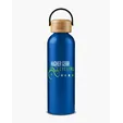 Aluminum Water Bottle with Bamboo Lid — view 8