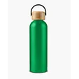 Aluminum Water Bottle with Bamboo Lid — view 3