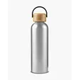 Aluminum Water Bottle with Bamboo Lid — view 5