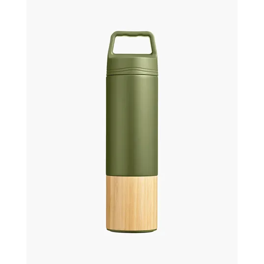 20 oz. Bamboo Vacuum Insulated Stainless Steel Bottle — view 2