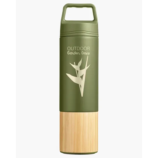 20 oz. Bamboo Vacuum Insulated Stainless Steel Bottle — view 7