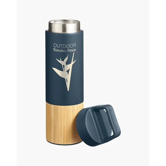 20 oz. Bamboo Vacuum Insulated Stainless Steel Bottle — view 10