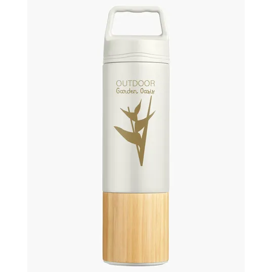 20 oz. Bamboo Vacuum Insulated Stainless Steel Bottle — view 11