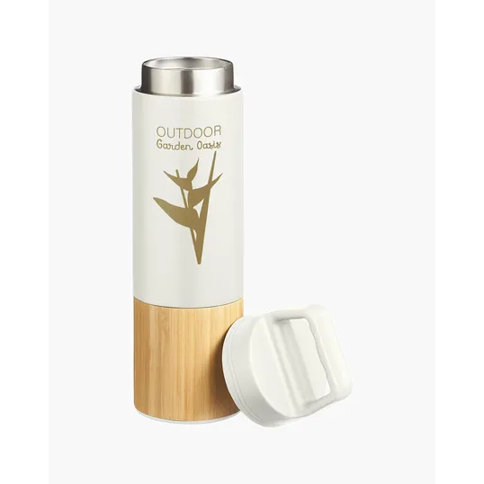 20 oz. Bamboo Vacuum Insulated Stainless Steel Bottle — view 12