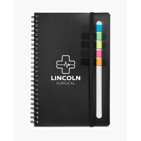 Spiral Notebook With Sticky Flags, 6.25" x 8.5" — view 4