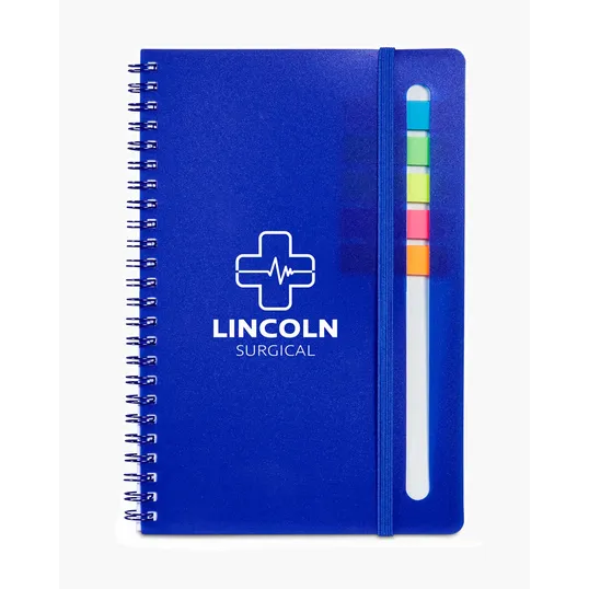 Spiral Notebook With Sticky Flags, 6.25" x 8.5" — view 5